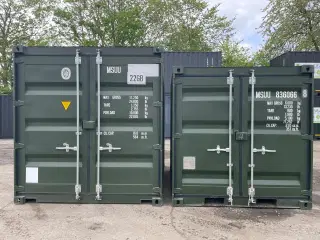 Nye 8 eller 10 fods containere i Grøn