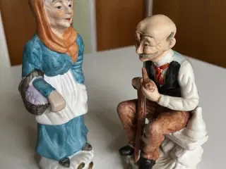 figurer 2 ældre mennesker