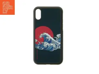 Brugt mobiltelefoncover med bølgedesign fra Woopcase (str. 16 x 9 cm)