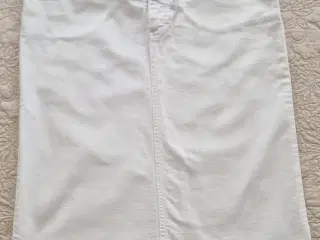 Nederdel hvid canvas/stretch mrk Gerard Darel 