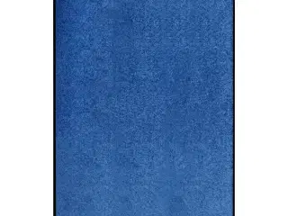 Vaskbar dørmåtte 120x180 cm blå