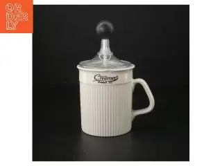 Cappuccino creamer med låg og pisker fra Frabosk (str. 19 cm)