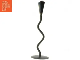 Rustik lysestage i metal (str. 36 cm)