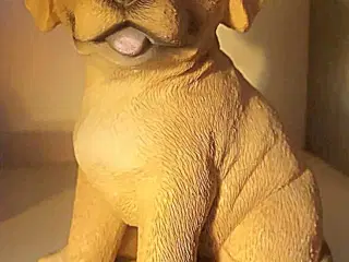 Lille Lys Labrador Hvalpefigur
