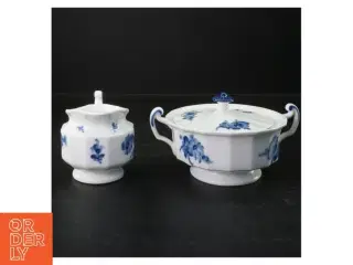 Porcelænssæt med låg fra Royal Copenhagen (str. Ø. 13 cm og ø. 8 cm)