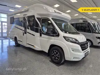 2020 - Benimar Mileo 296   QUEENSBED.SOLCELLER.INVERTER.A/C.STØTTEBEN.UDV. GASUDTAG.TV SAMT SOUNDBAR. UNDERVOGNSBEHANDLET. 5 SELEPLADSER