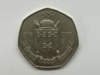 50 Pence Dublin 1988 - Ireland
