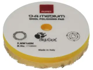 Rupes polerpude uld, gul, Ø 130 mm., medium, 1 stk.