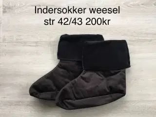 Weesel indersokker