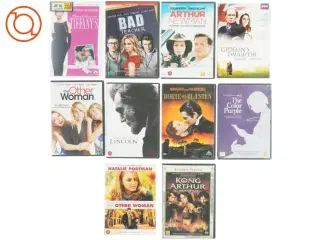 Blandede film (10 stk) fra DVD
