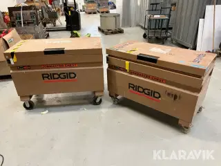 Værktøjsvogn Ridgid 4820 jobmaster chest 2 styk