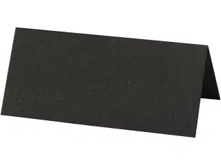 Bordkort, str. 9x4 cm, 220 g, sort, 20stk./ 1 pk.