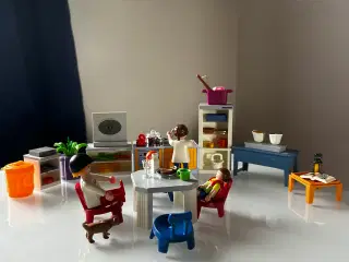 Playmobil køkken med figurer