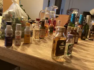 Små spiritus flasker 