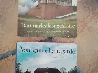 Bog "Danmarks kongeslotte" m.fl.