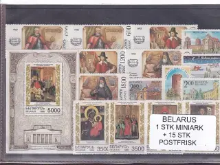Belarus Samling - 1 Miniark +15 Stk. - Postfrisk
