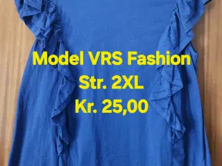 Blålige bluse 