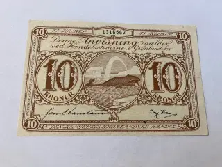 10 Kroner 1953 Grønland