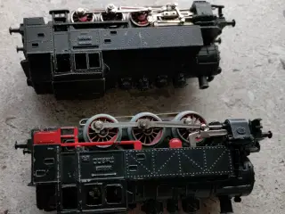 Märklin Lokomotiver TM800 og 3031 med Metal kaross