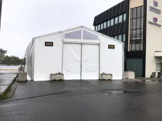 Brugt lagertelt 15 x 24 x 4 m