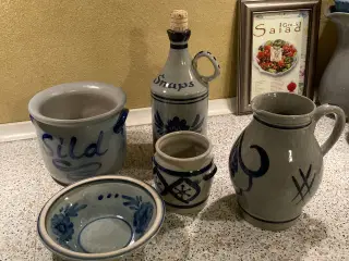 Lot - 5 keramik ting
