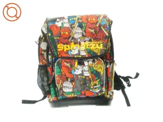 Skoletaske med Spinjitzu fra Lego (str. 42 x 35 cm)