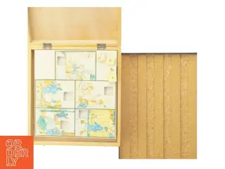 Retro Træpuslespil i kasse