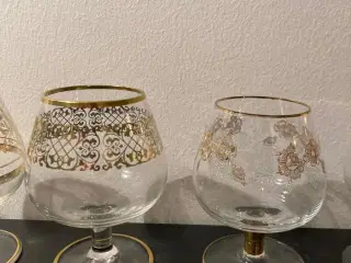 Cognac- /likørglas - Flere forskellige