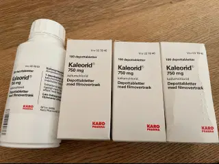 4 dåser/550 stk. Kalk tilskud  