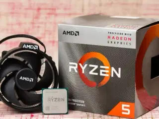 AMD Ryzen 5 3400G m. blæser