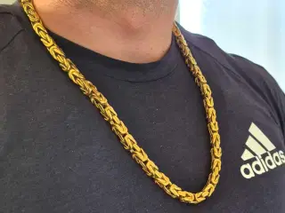 Kongekæde, guld.