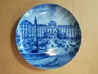 Vægplatte, tysk, Darmstadt STÄDTETELLER