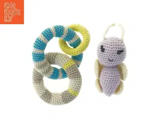 Hæklet legetøjssæt (str. 15 og 20 cm)