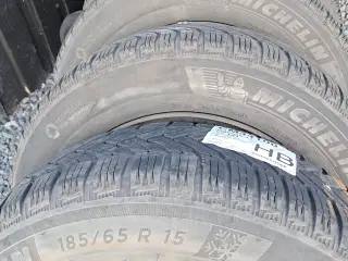Vinter dæk på stål fælge til Peugeot 208