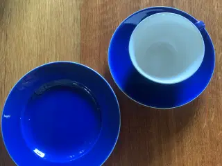 Aluminia kop med tallerken og lage tallerken 