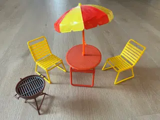 Retro Barbie møbler 