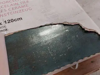 Fliser grøn med metal glans 60x120cm