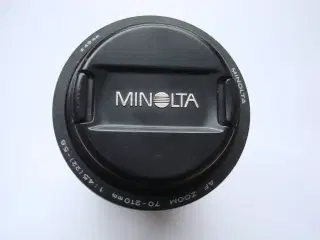 minolta AF 70-210 mm 4.5-5.6 der ud over