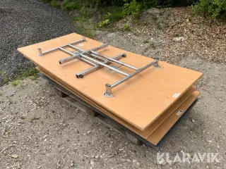 Træborde 12 styk