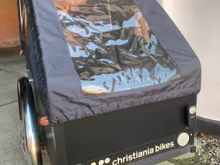 Original Classic Christiania ladcykel med kaleche
