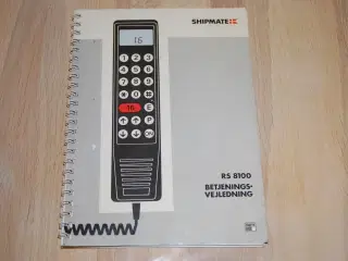 Betjeningsvejledning til VHF radio Shipmate 8100