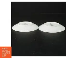 Porcelænsunderkopper med musselmalet fra Royal Copenhagen (str. Ø. 14,5 cm)