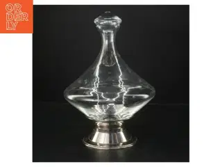 Glas karaffel med låg (str. 29 cm)