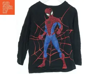 Spiderman langærmet T-shirt til børn fra Marvel (str. 104)