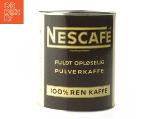 Vintage Nescafé kaffedåse fra Nescafé (str. Ø 10 cm Længde 12 cm)