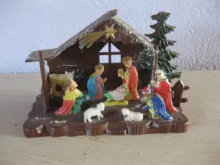 Charmerende jule-krybbespil i hård plast ;-)