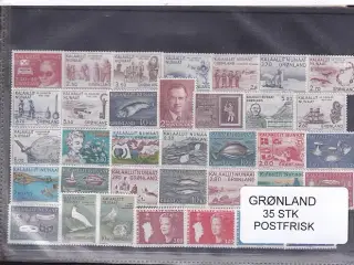 Grønland - 35 Stk. - Postfrisk