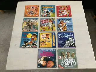 11 stk danske film med bl.a. Dirch Passer