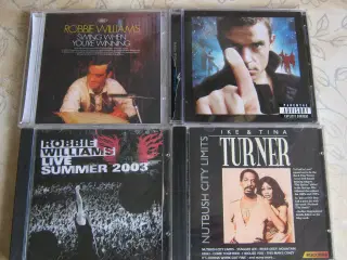 CD´er Manowar, Robbie Williams m.fl.