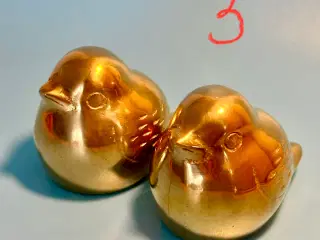 Vintage figurer af messing sælges